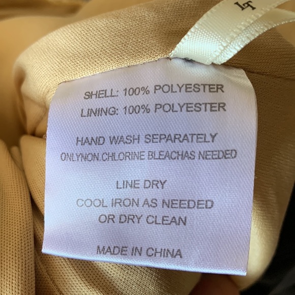 COPY - LAN TING Asymmetrical Sequin Party Tuxedo Dress - Picture 7 of 7